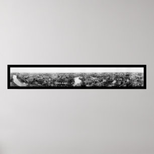Poster Foto panorâmico 1921 de Fargo, North Dakota