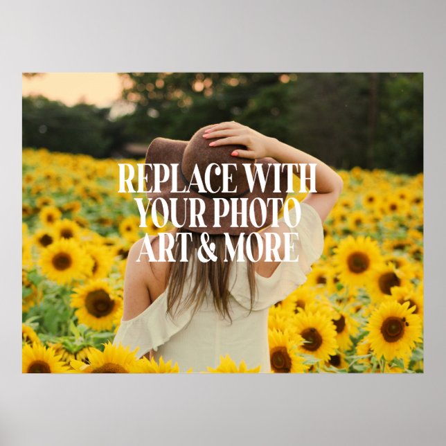 Poster Foto Personalizada (Frente)