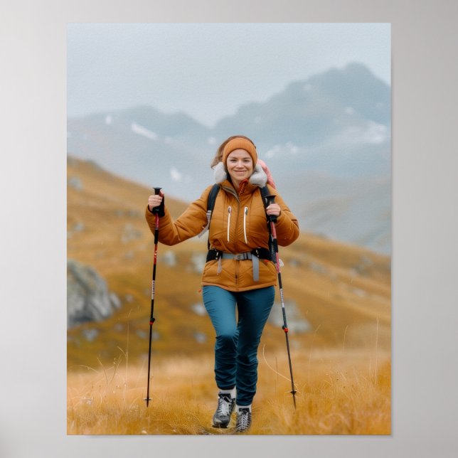Poster Foto Personalizada 28x35,5 cm | Presentes Personal (Frente)