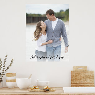 Poster Foto Personalizada Adicione Seu Texto