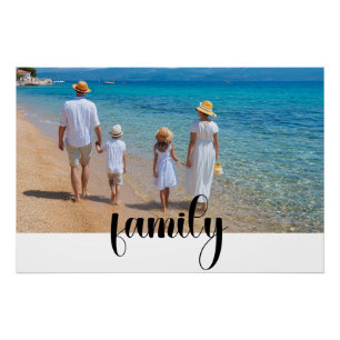 Póster Foto personalizada da família