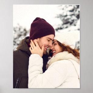 Poster Foto Personalizada da Família Feliz Natal