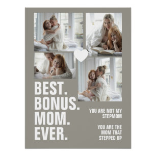 Póster Foto Personalizada Da Mãe Que Surgiu