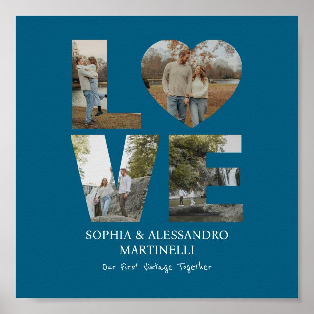 Poster Foto Personalizada de Aniversário (Frente)