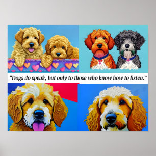 Poster Foto personalizada de cães