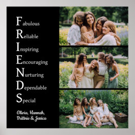 Poster Foto personalizada dos AMIGOS