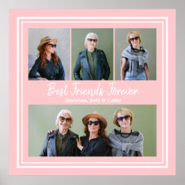 Poster Foto personalizada dos melhores amigos do mundo