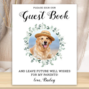 Poster Foto Personalizada Eucalyptus Pet Weding Sig