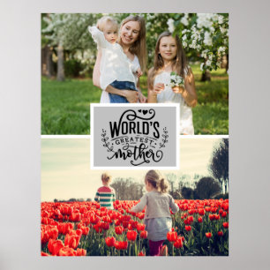 Poster Foto personalizada Maior Mãe do Mundo