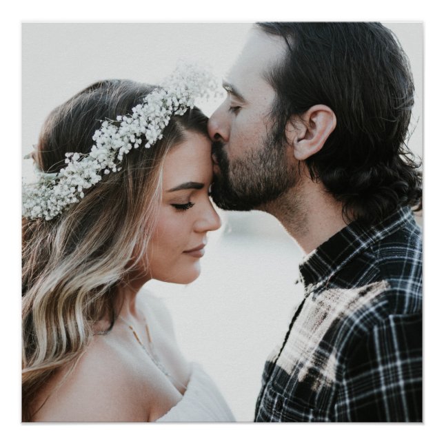 Póster Foto personalizada personalizada (Frente)