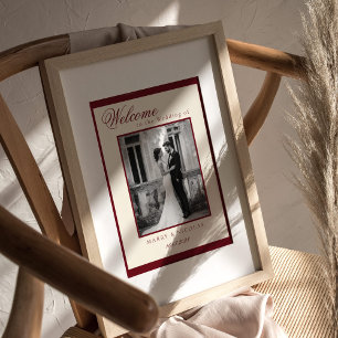 Poster Foto Preto e Branco Casamento Dinheiro Antigo Bem-