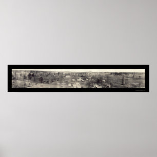 Póster Foto rasa 1920 do LA do local da piscina