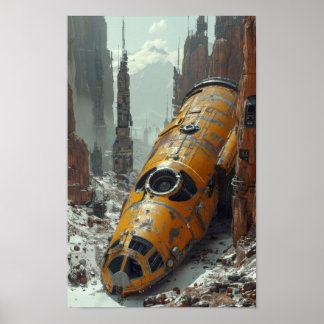 Poster Foto Realista Wix 3D: O Po do Espaço de Alienígena