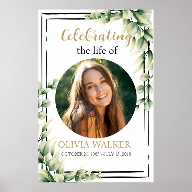 Poster Foto - Símbolo Memorial Funeral (Frente)