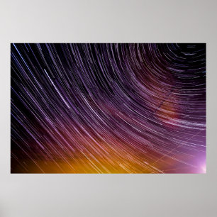 Poster Foto Timedse do céu estrelado
