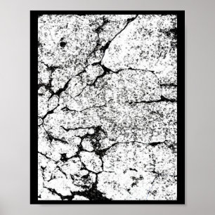 Poster Fotografia abstrato orgânica com efeitos de fissur