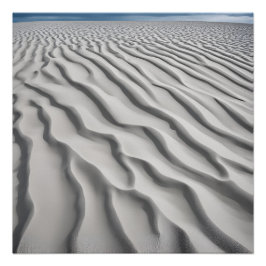 Póster Fotografia Aesética de praia Areia Neutral