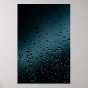 Poster Fotografia aproximada das gotas de lágrimas
