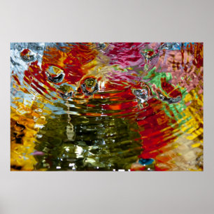 Poster Fotografia Colorful Waters Abstrato