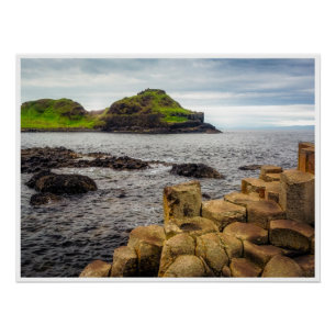 Póster Fotografia da lendária Costa Causeway do Gigante n