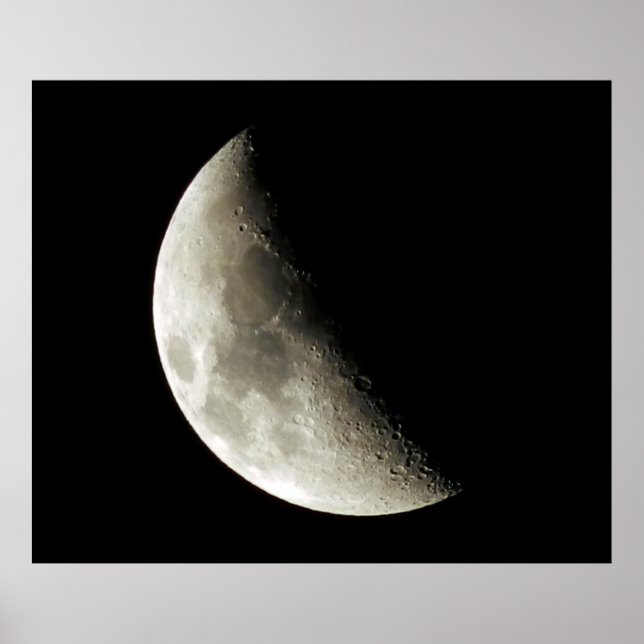 Póster Fotografia da Lua (Frente)