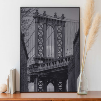 Poster Fotografia da Manhattan Bridge, Dumbo, Brooklyn NY
