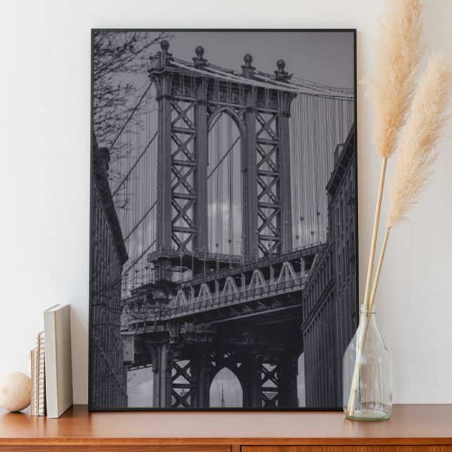 Poster Fotografia da Manhattan Bridge, Dumbo, Brooklyn NY (Criador carregado)