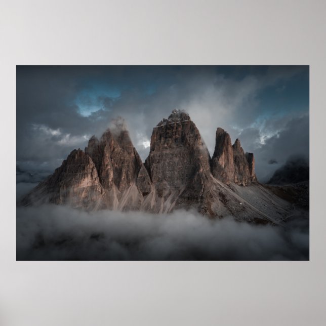 POSTER FOTOGRAFIA DA MONTANHA ROCKY (Frente)