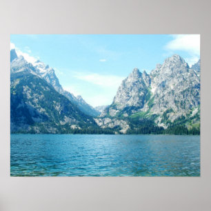 Póster Fotografia da paisagem do Grand Teton National Par