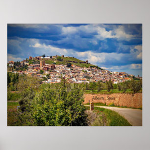 Poster fotografia da paisagem urbana de Albacete, Espanha