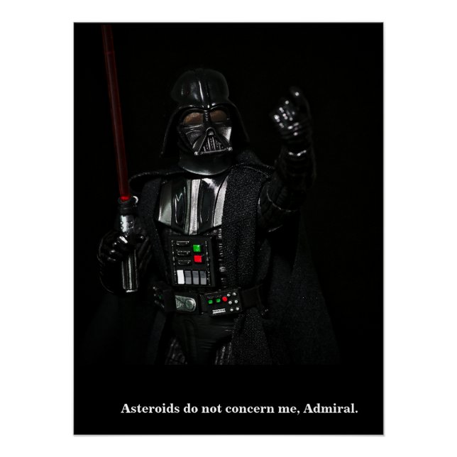 Póster Fotografia de brinquedo design de citação de ficçã (Frente)