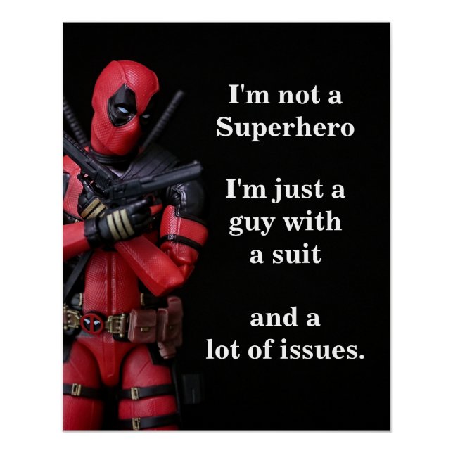 Póster Fotografia de Brinquedo Engraçado Anti-Herói (Frente)