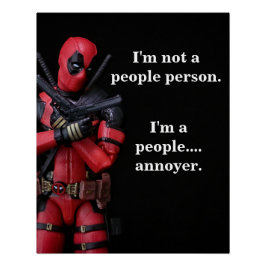 Póster Fotografia de Brinquedo Engraçado Anti-Herói