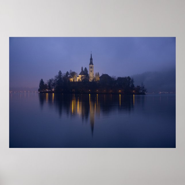Póster Fotografia de Lake Bled por cARTerART (Frente)
