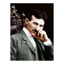 Fotografia de Nikola Tesla aos 40 anos