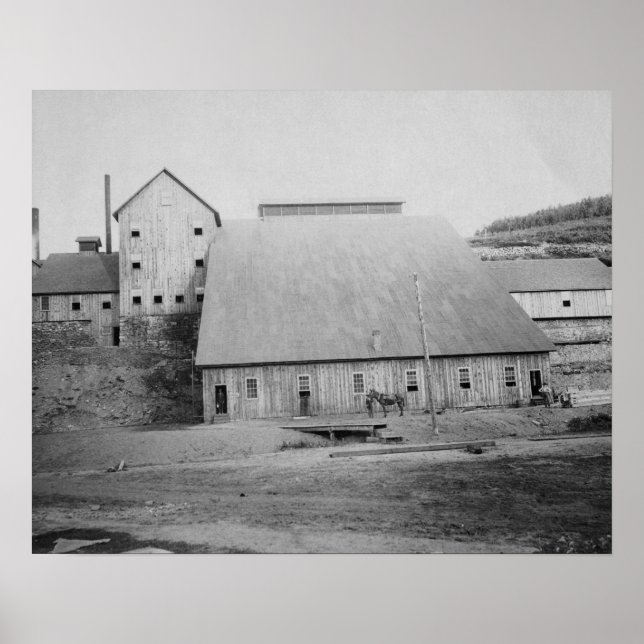 Póster Fotografia de Obras de Redução de Lenha (Frente)