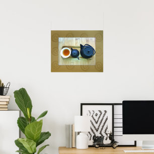 Póster Fotografia de Still Life de Montagem de Chá Vista 