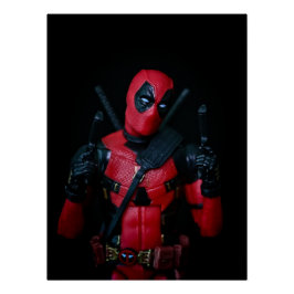 Póster Fotografia de Super Hero Toy projetada