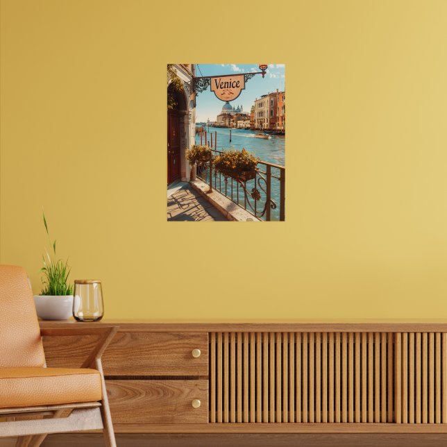 Poster Fotografia de Veneza (Sala de Estar 2)