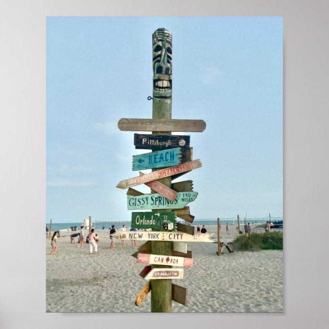 Poster Fotografia do Ccoa Beach Pier (Frente)