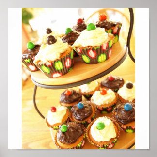 Póster Fotografia do cupcake
