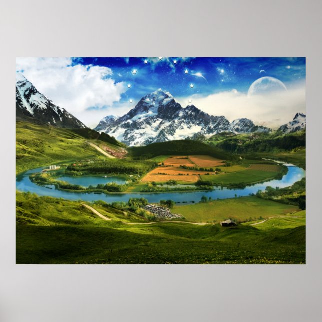 Poster fotografia do nascer do sol (Frente)