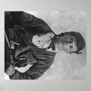 Poster Fotografia foragido do retrato de Jesse James