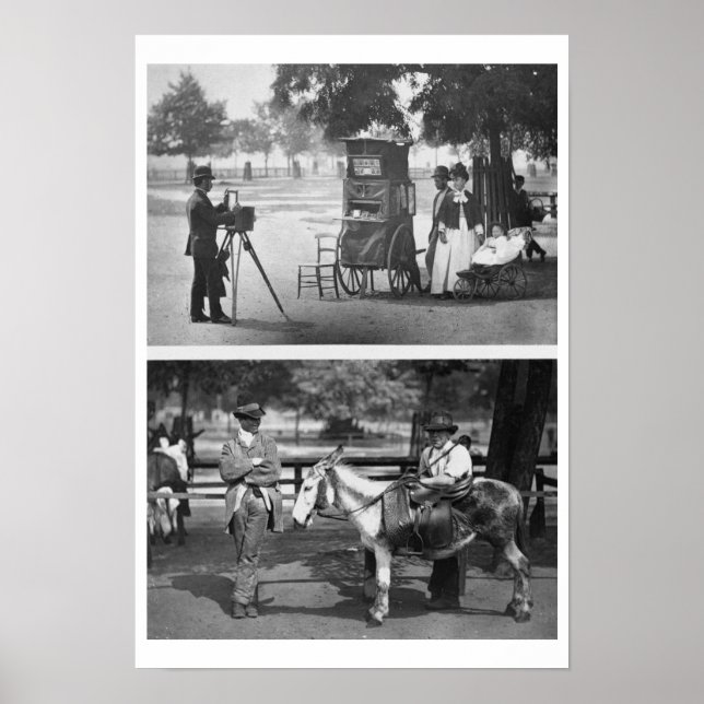 Póster Fotografia sobre o Comum e Esperando pelo Aluguer, (Frente)