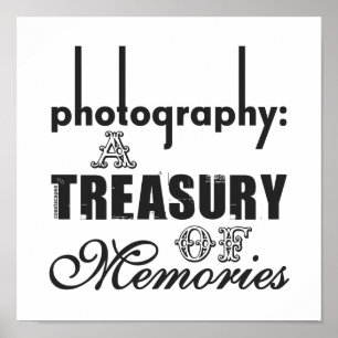 Póster Fotografia um Tesouraria das memórias