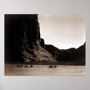 Póster Fotografia Vintage de Canyon de Chelly