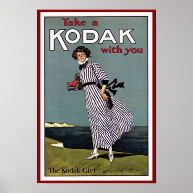 Poster Fotografia Vintage Kodak (Frente)