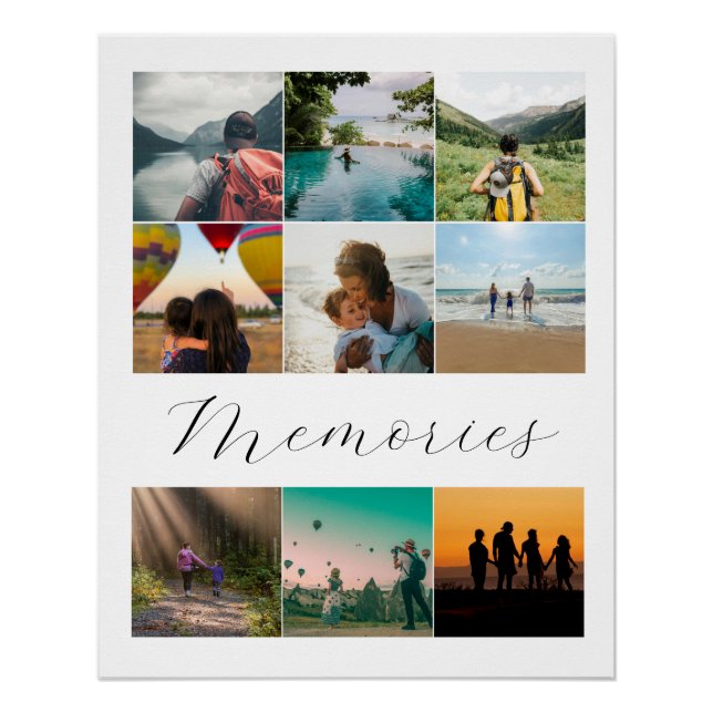 Póster fotografías de viaje  (Frente)