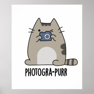 Poster Fotograh Purr, Fotógrafo Engraçado