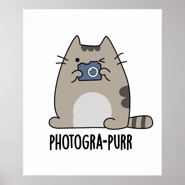 Poster Fotograh Purr, Fotógrafo Engraçado (Frente)